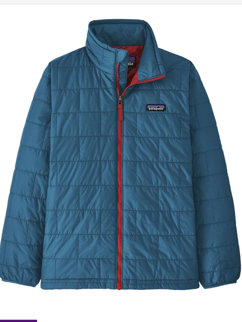 PATAGONIA NANO PUFF BRICK QUILT JACKET 5-6 KIDS'